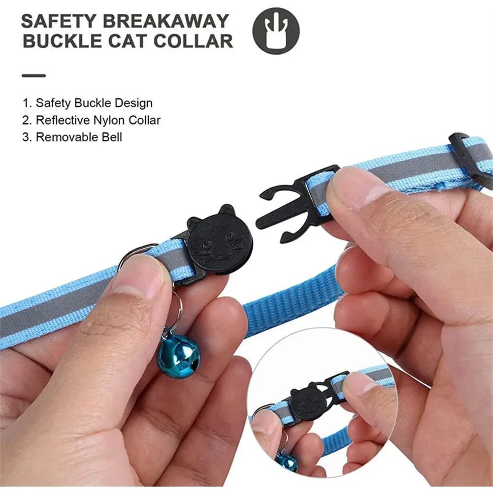 Reflective Cat Collar with Apple AirTag Holder